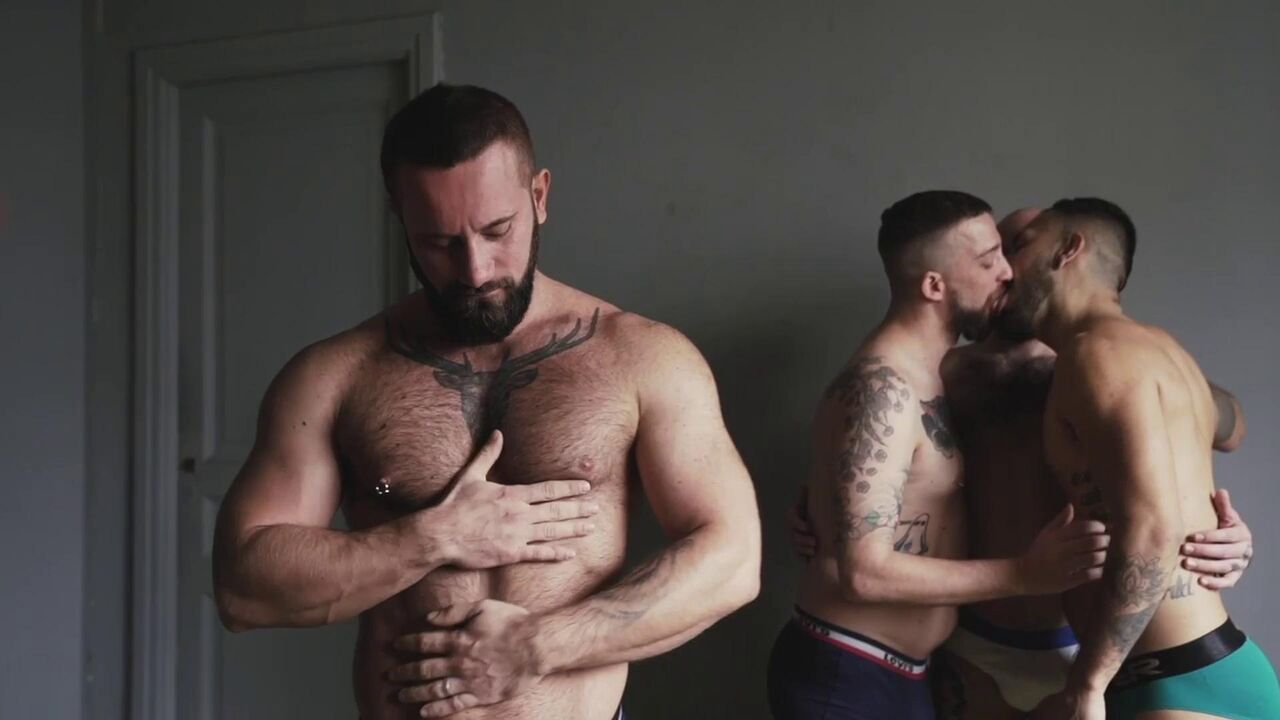 Thebeardx and Beastboyarg and Nakedyogaman and Tattoedguyxl