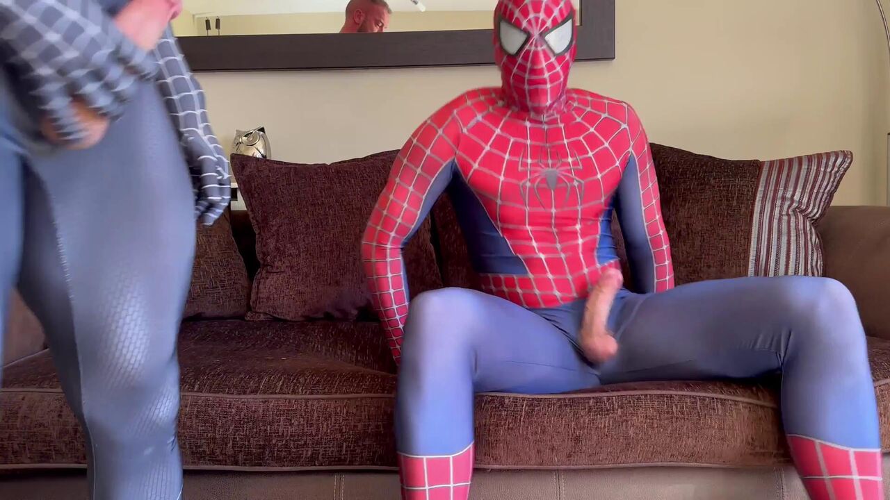 Sucking Spider-Man Off