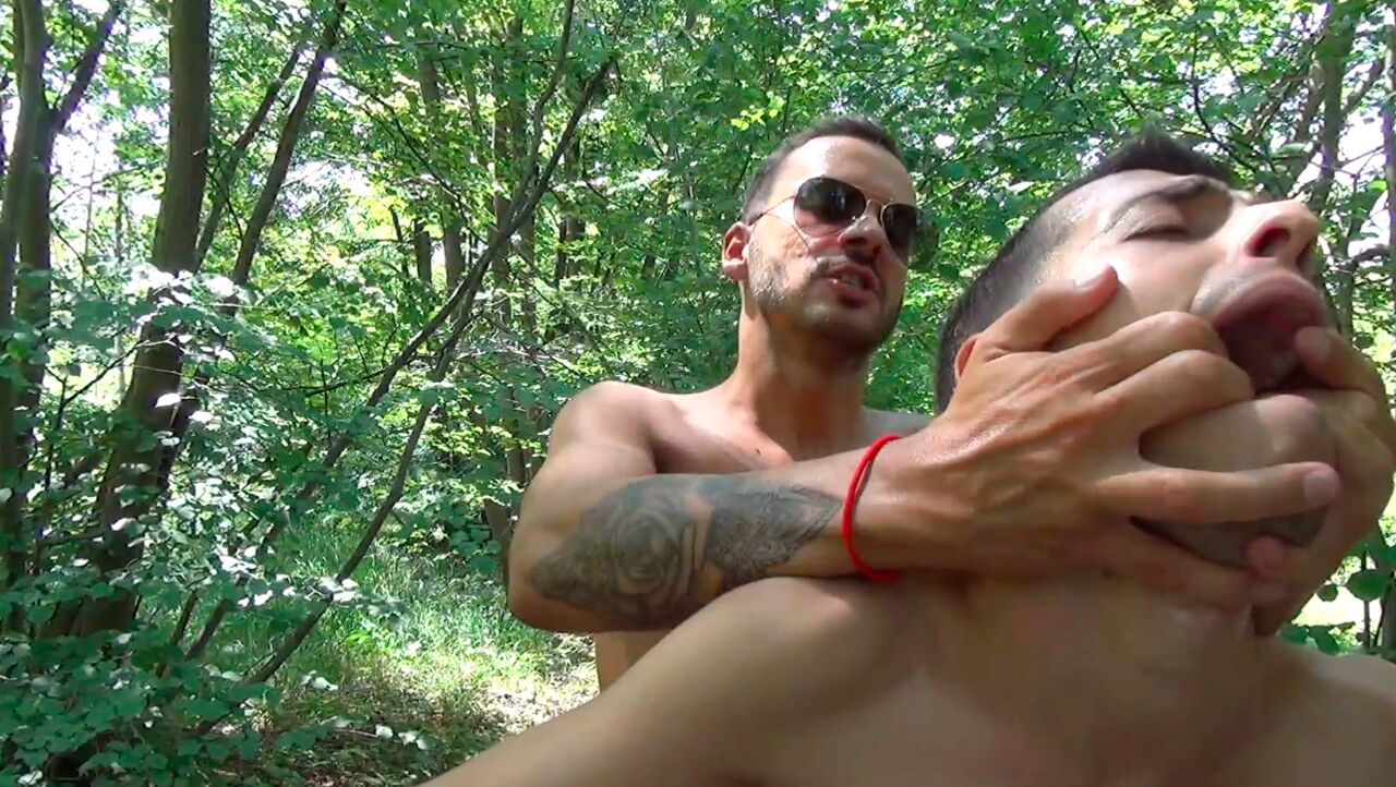 Thiago Monte Fucks Agent Pan Like A Slut In The Woods