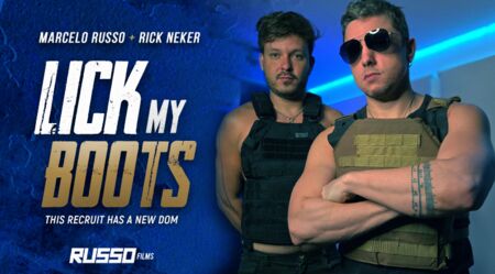 LYCK MY BOOTS - Bareback army soldiers