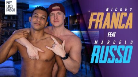Interracial Bareback - Marcelo Russo & Nickey Franca